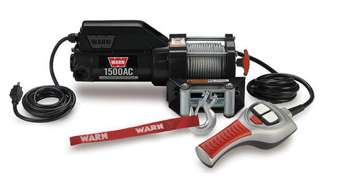 1500 AC - Winch - 1500 lbs./680 kg - 0.8 HP - 120V AC -  Permanent Magnet Motor - 43 ft. Wire Rope