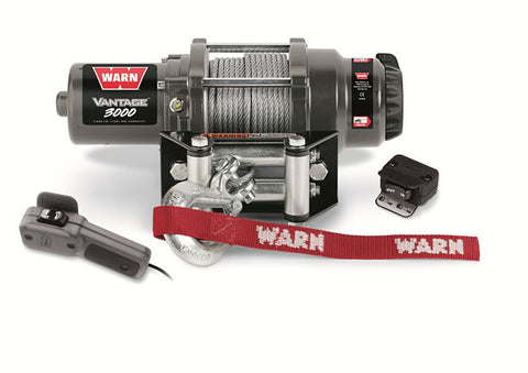 Vantage 3000 - Winch - 3000 lb. - W/Roller Fairlead, Wire Rope