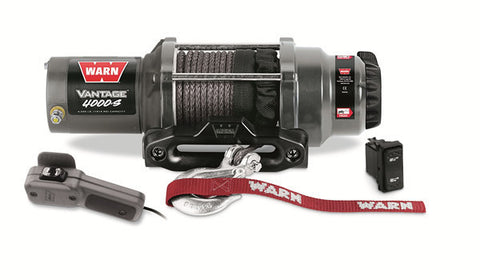 Vantage 4000 S -  Warn Winch - 4000 lb. W/Synthetic Rope