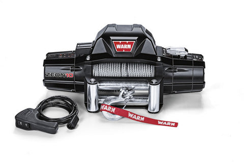 ZEON 10 - Warn Winch - 10000 lb. W/Roller Fairlead, Wire Rope