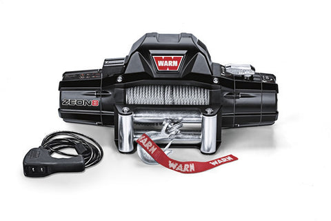 ZEON 8 Warn Winch - 8000 lb.W/Roller Fairlead, Wire Rope